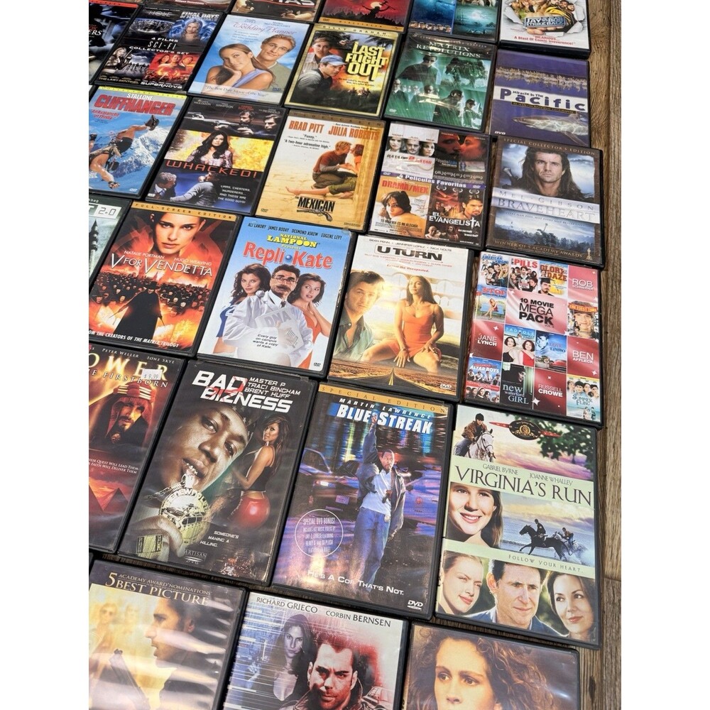 lot 36 Wholesale DVD Movies: Action, Horror, Love,Comics Lot *FREE MOVIES * Tv